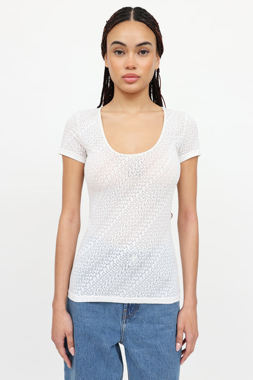 Dolce & Gabbana Monogram Top