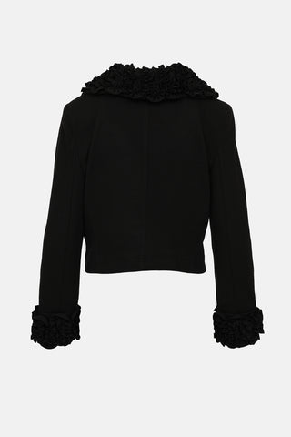 Ruffle Trim Jacket