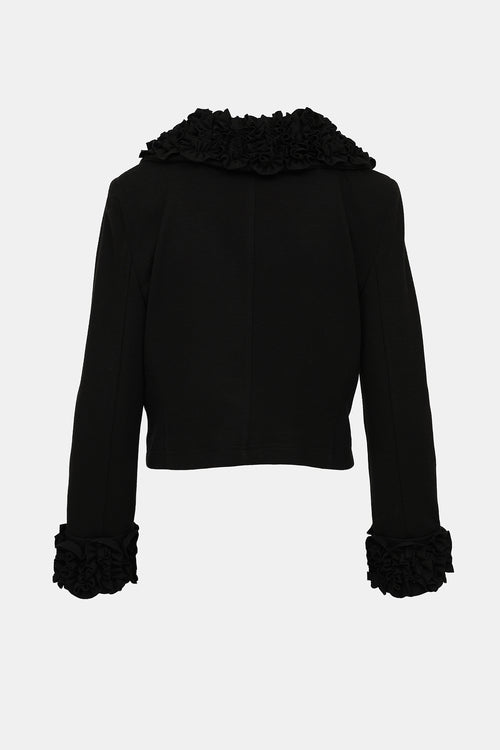 Ruffle Trim Jacket