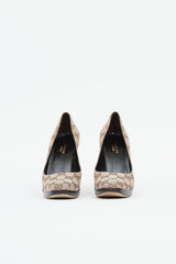 Gucci Monogram Pump