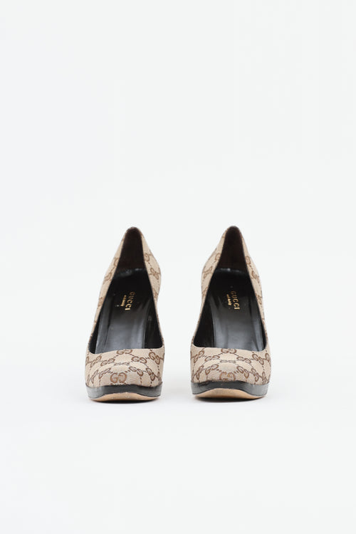 Gucci Monogram Pump