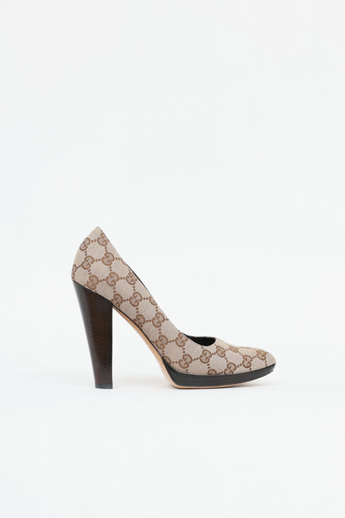 Gucci Monogram Pump