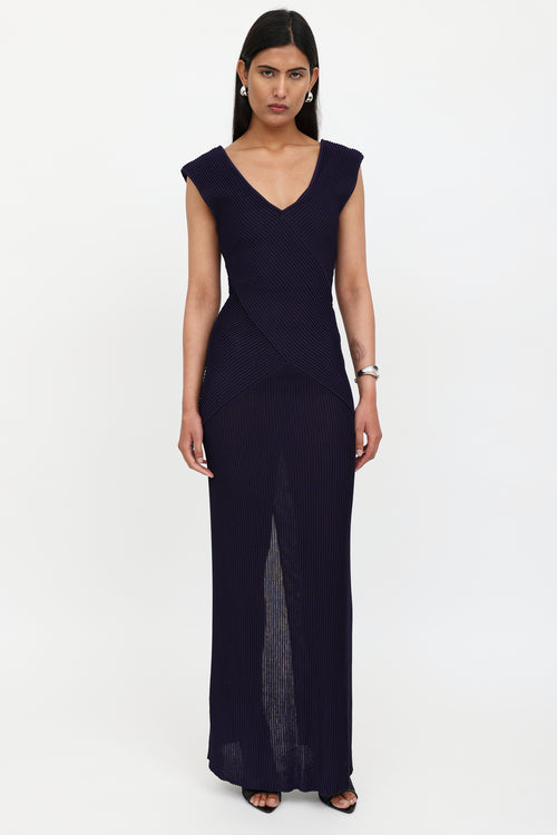 Holt Renfrew Knit Ribbed Dress