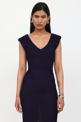 Holt Renfrew Knit Ribbed Dress