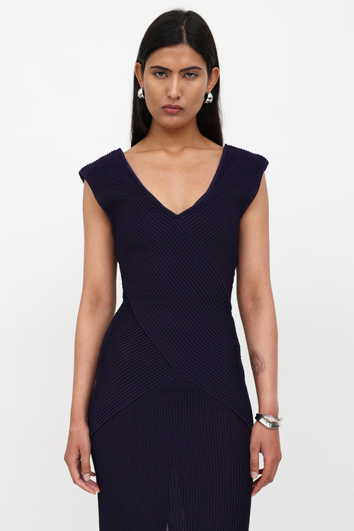 Holt Renfrew Knit Ribbed Dress