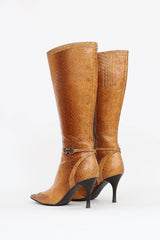 Escada Embossed Boot