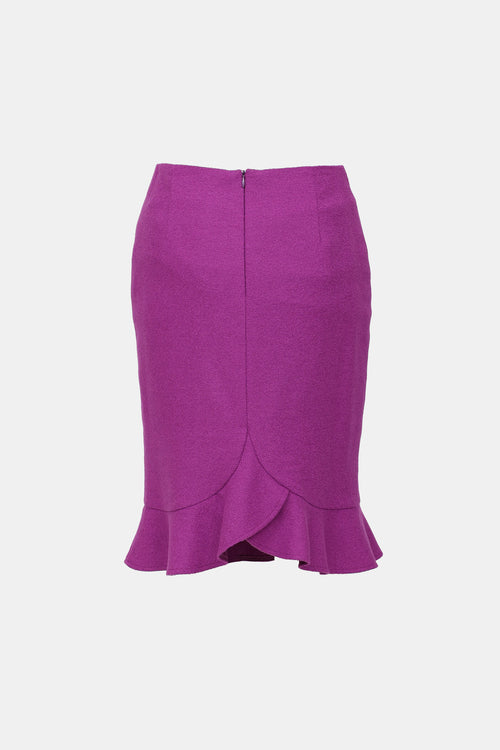 Escada Fur Trim Co-Ord Set