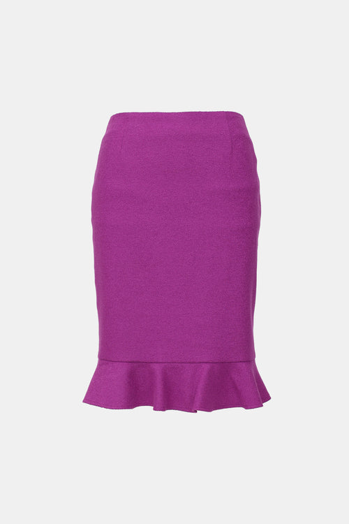Escada Fur Trim Co-Ord Set
