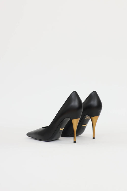 Gucci Leather Charlotte Pump