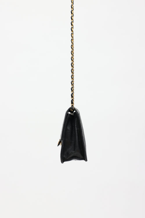 Chanel 1996 Leather Classic Clutch on Chain Bag