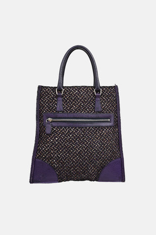 Prada Tweed Tote Bag