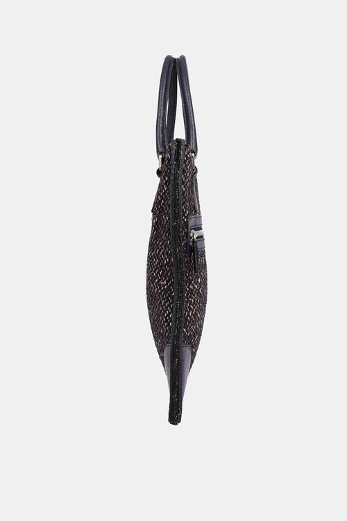 Prada Tweed Tote Bag