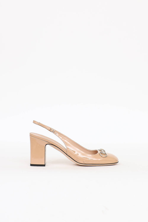 Gucci Patent Horsebit Lady Heel