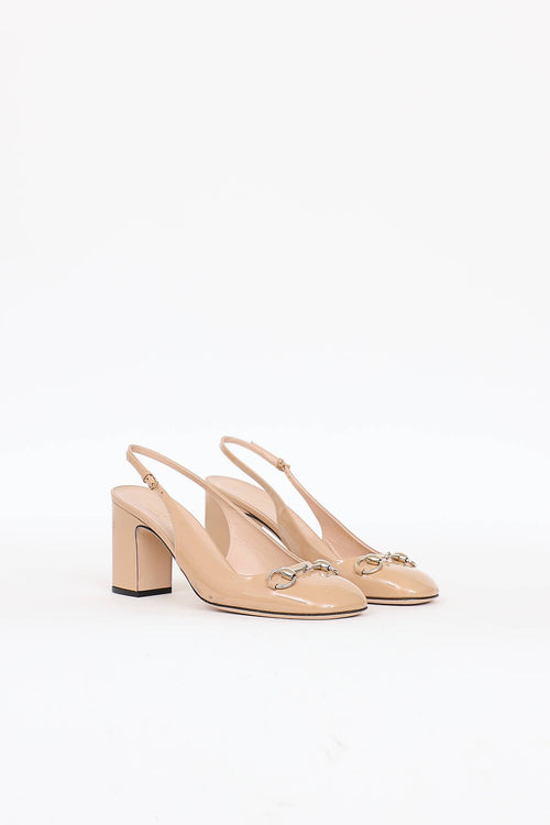 Gucci Patent Horsebit Lady Heel