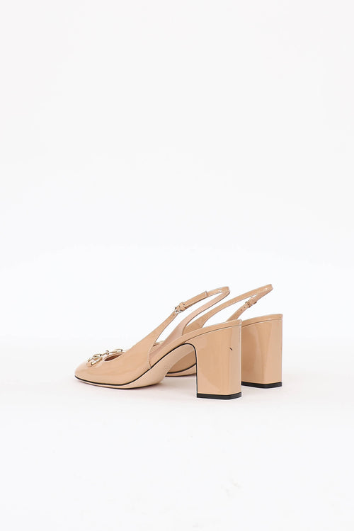 Gucci Patent Horsebit Lady Heel
