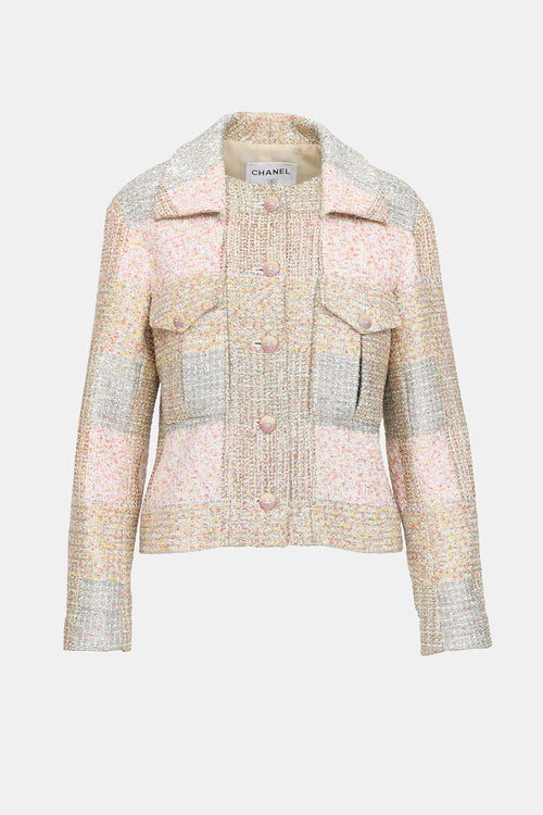 2024 Metallic Tweed Jacket