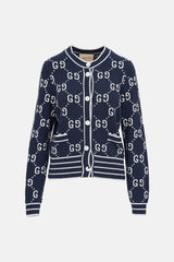 Gucci Monogram Knit Cardigan