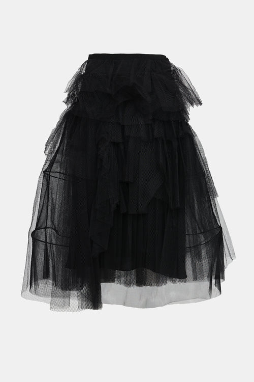 Dior Mesh Tier Skirt