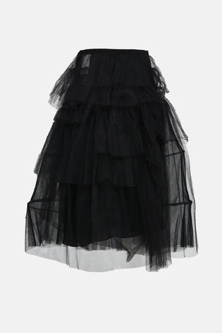 Dior Mesh Tier Skirt