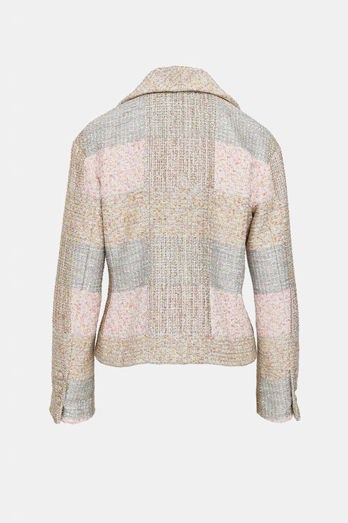 2024 Metallic Tweed Jacket
