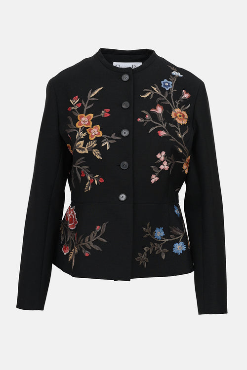 Dior SS 2023 Floral Embroidered Jacket