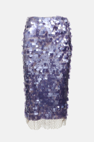 Tory Burch Sequin Slip Skirt