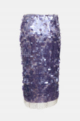 Tory Burch Sequin Slip Skirt