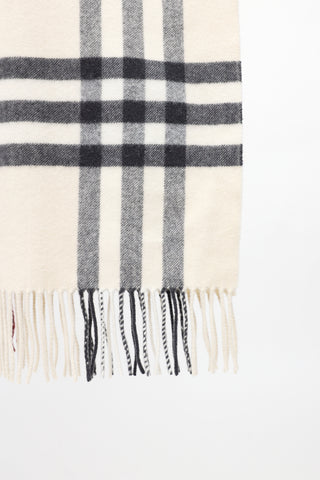 Burberry Cashmere Check Scarf