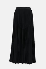 Louis Vuitton Satin Pleated Panel  Skirt