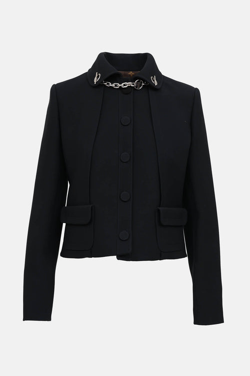 Louis Vuitton Chain Collar Jacket