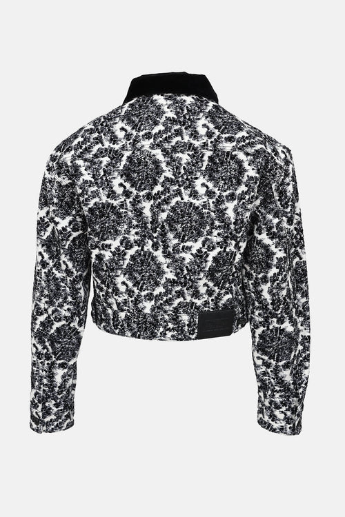 Louis Vuitton Sequin Print Denim Jacket