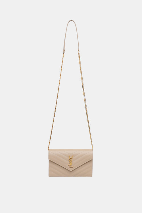 Saint Laurent 2026 Cassandre Envelope Chain  Wallet