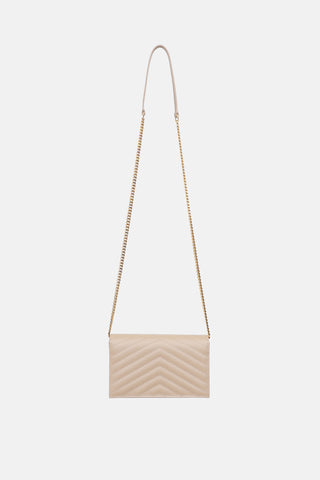 Saint Laurent 2026 Cassandre Envelope Chain  Wallet