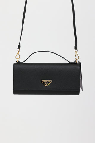 Prada Top Handle Wallet on Strap