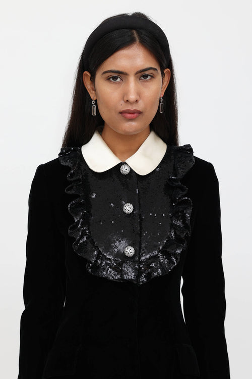 Miu Miu Velvet Cocktail Coat