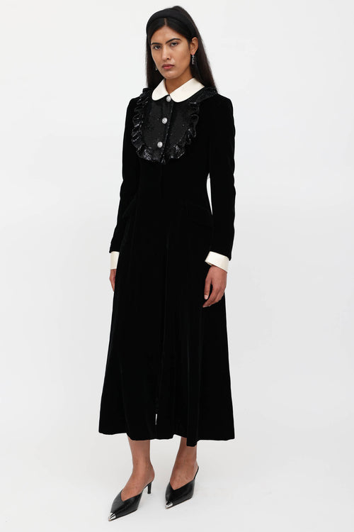 Miu Miu Velvet Cocktail Coat