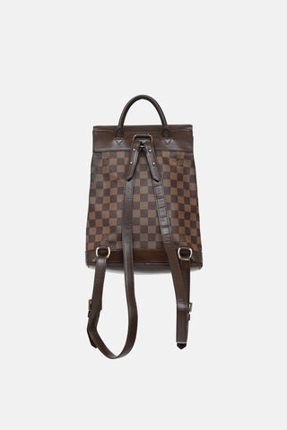 Louis Vuitton 2003 Damier Ebene Soho Backpack