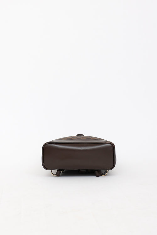 Louis Vuitton 2003 Damier Ebene Soho Backpack