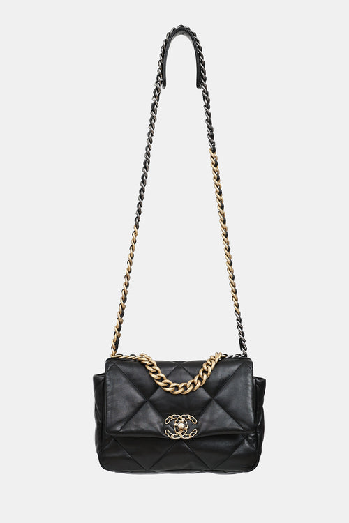 Chanel 19 Small Quilted Flap Bag
