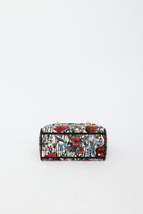Dior 2020 Floral Embroidered Lady D-Lite Medium Bag