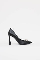 Versace Leather Medusa Pump