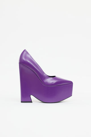 Versace Tempest Platform Pump