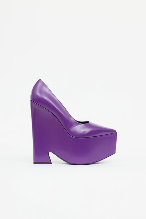 Versace Tempest Platform Pump