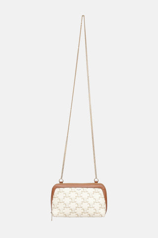 Celine Triomphe Clutch with Chain