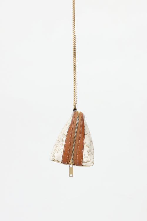 Celine Triomphe Clutch with Chain