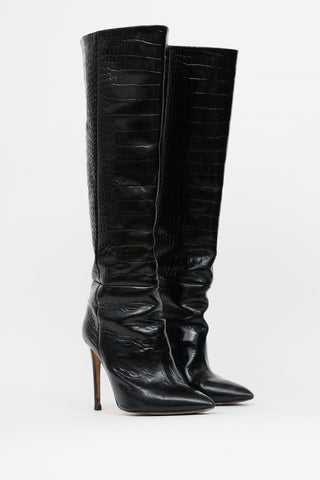 Paris Texas Embossed Patent Boot