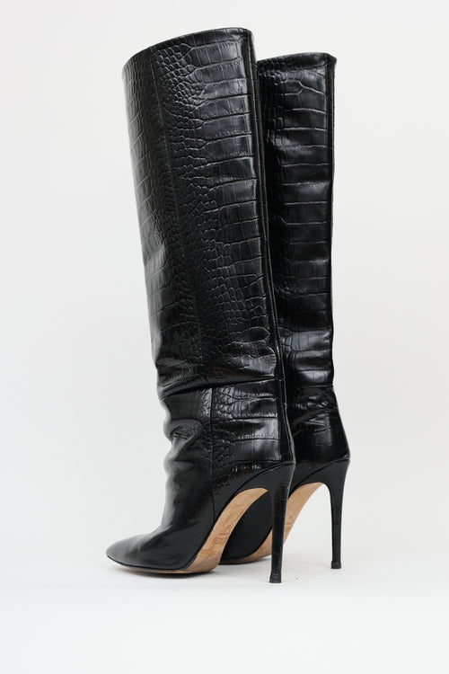 Paris Texas Embossed Patent Boot