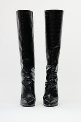 Paris Texas Embossed Patent Boot