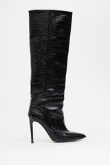 Paris Texas Embossed Patent Boot