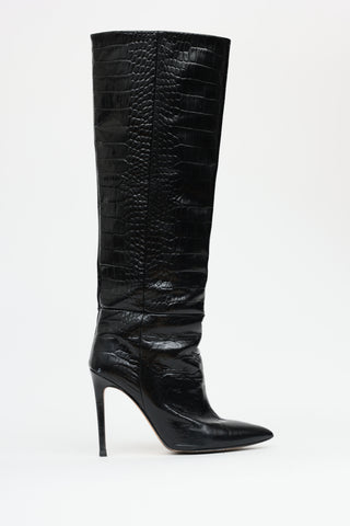 Paris Texas Embossed Patent Boot
